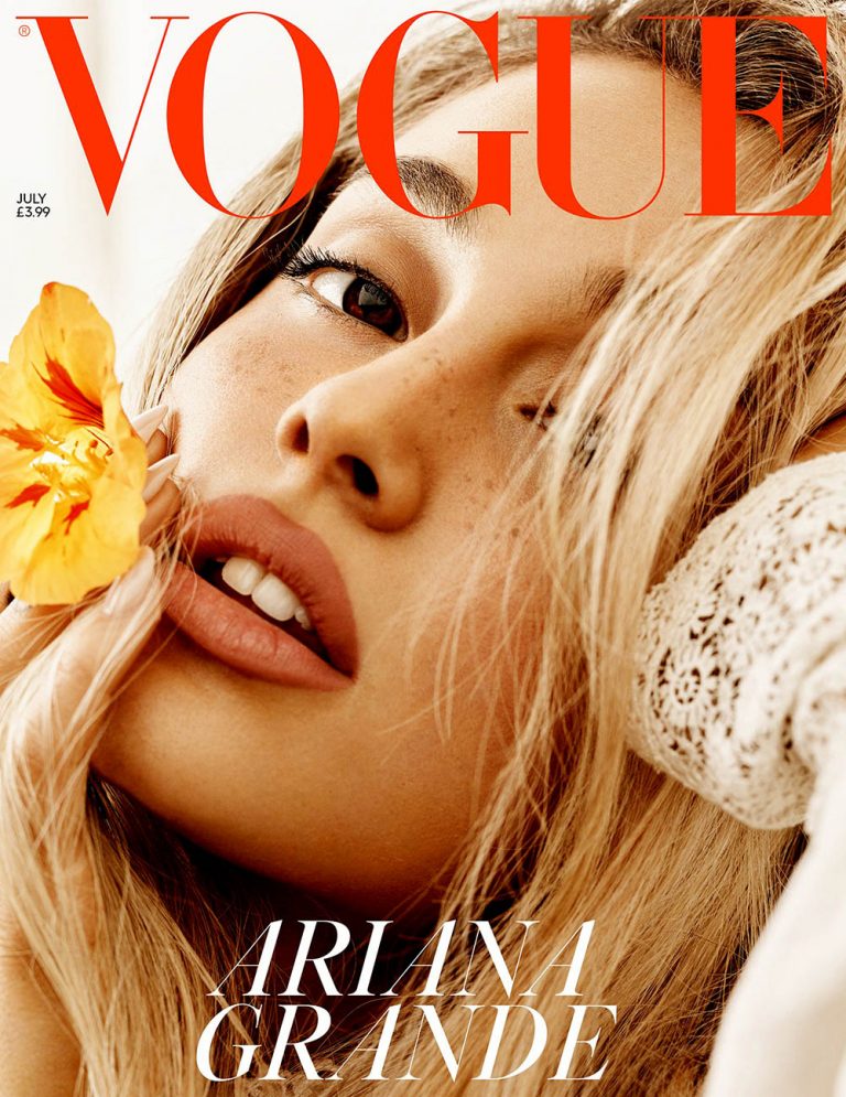 Ariana Grande Covers British Vogue July 2018 By Craig Mcdean Fashionotography
