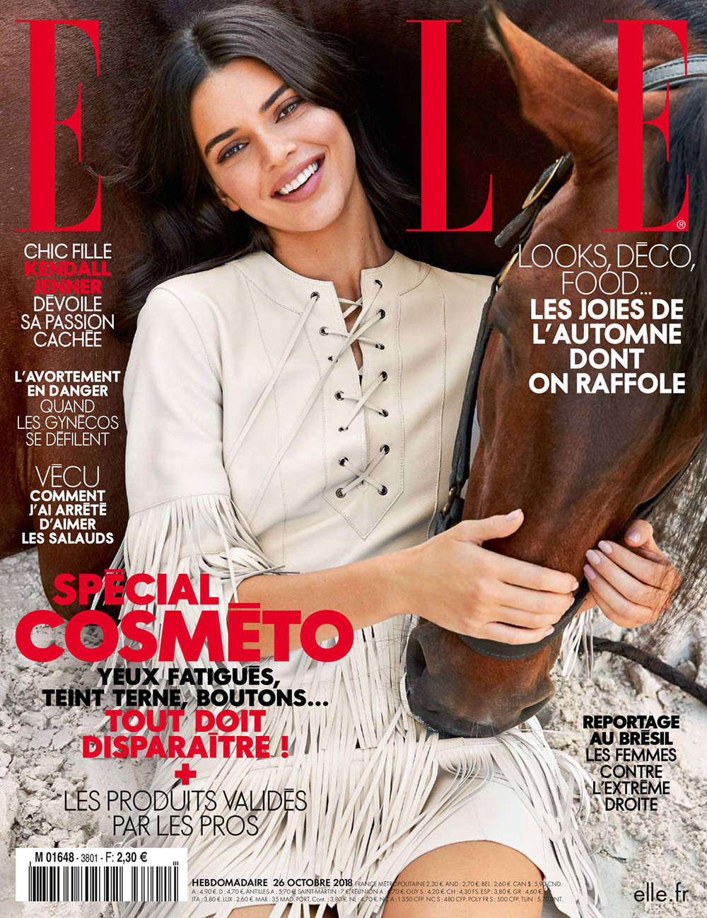 Kendall Jenner covers Elle France October 26th, 2018 by Fred Meylan ...