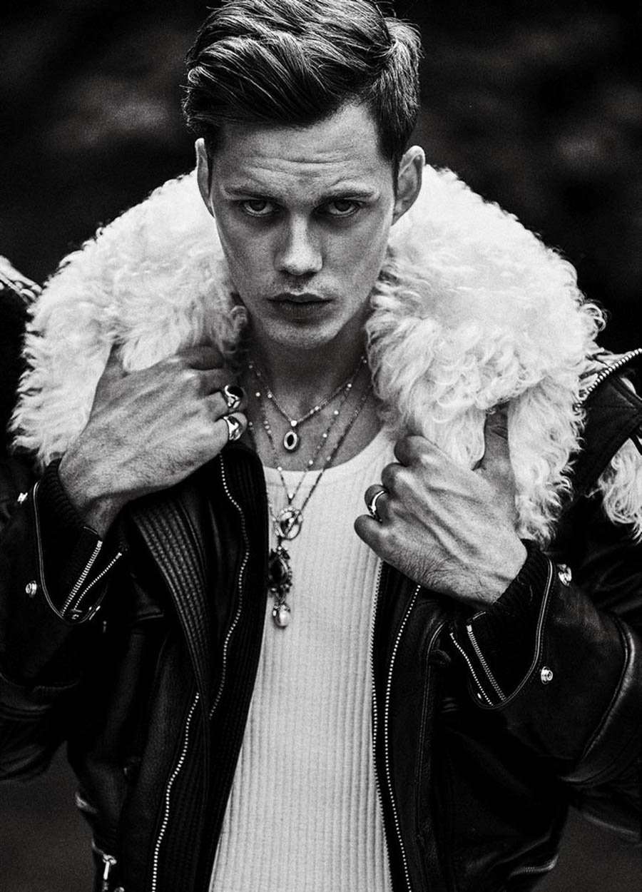 Bill Skarsgård covers L’Officiel Hommes Netherlands Fall Winter 2018 by Damon Baker