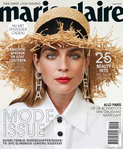 Kim Noorda covers Marie Claire Netherlands March 2019 by Katelijne ...