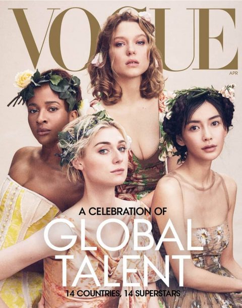 Vogue US April 2019 covers by Mikael Jansson - fashionotography