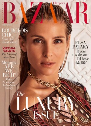 Elsa Pataky covers Harper’s Bazaar Australia June/July 2019 by Pierre