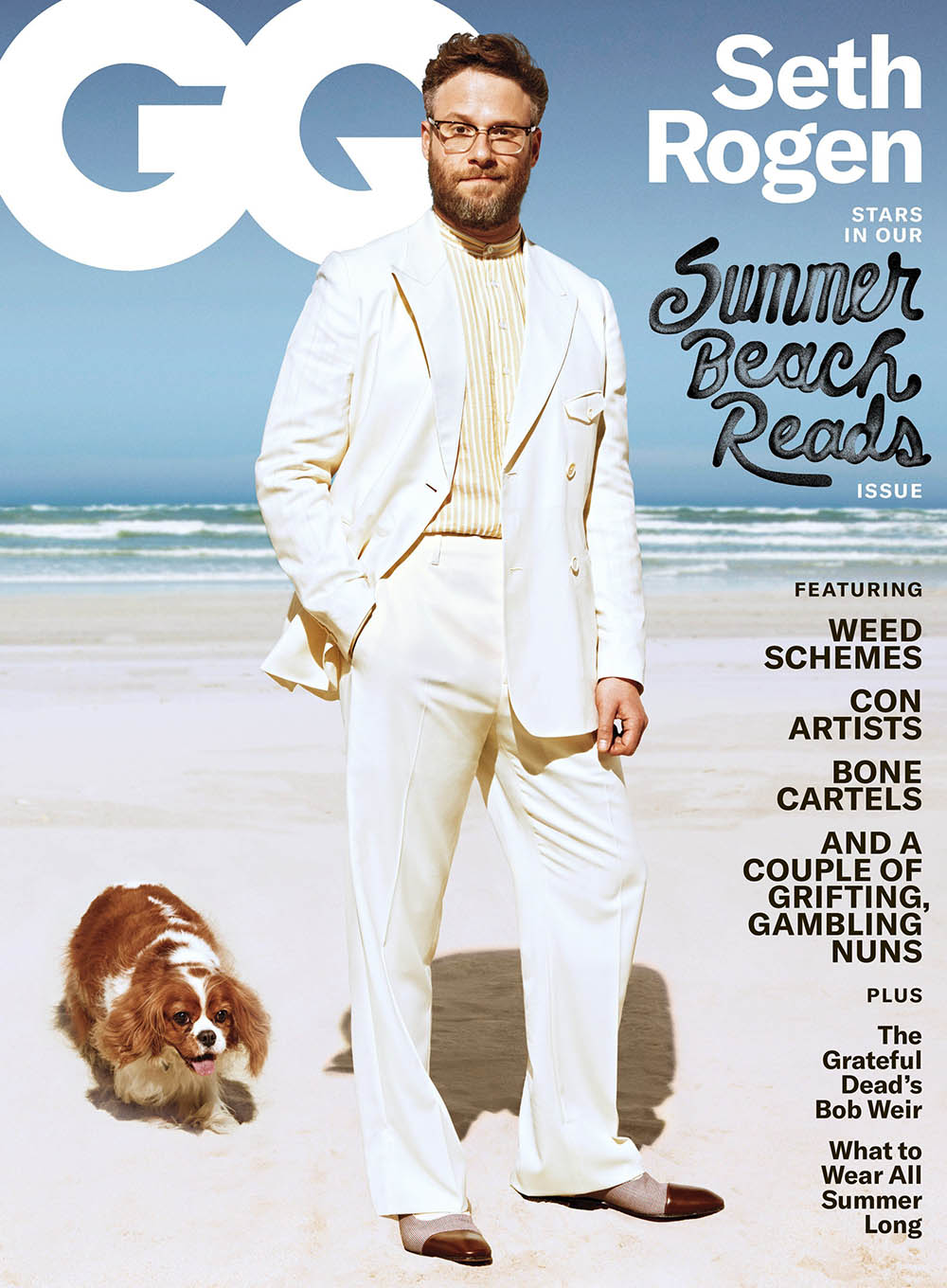 Seth Rogen covers GQ USA June July 2019 by Sebastian Mader