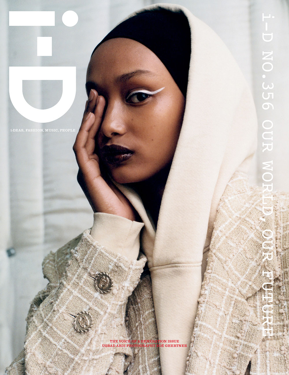 Ugbad Abdi covers i-D Magazine Summer 2019 by Zoë Ghertner
