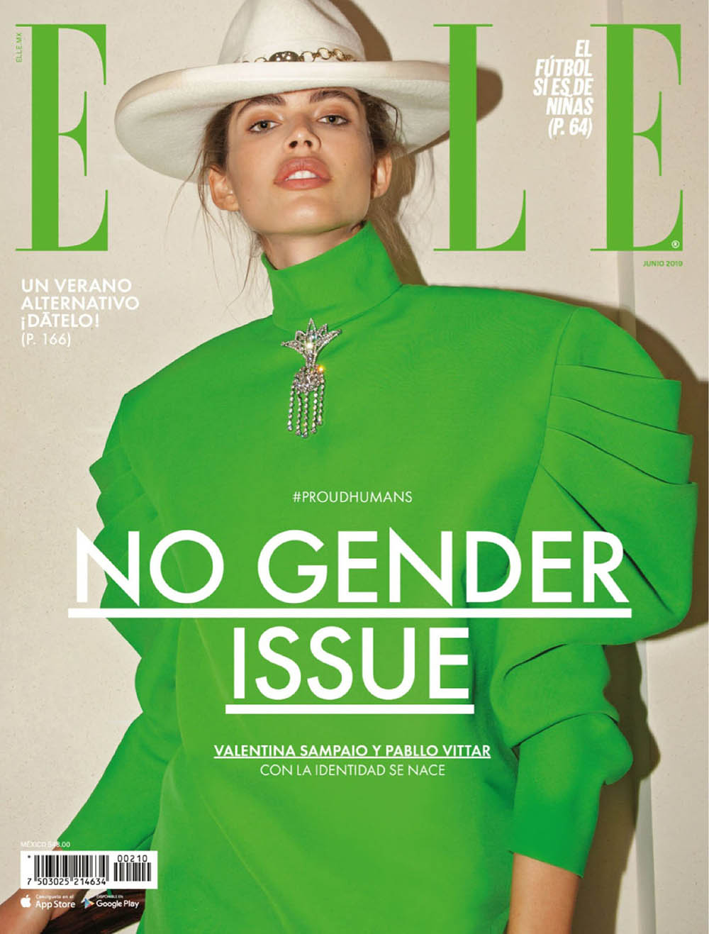 Valentina Sampaio covers Elle Mexico June 2019 by Remember When We Were Young