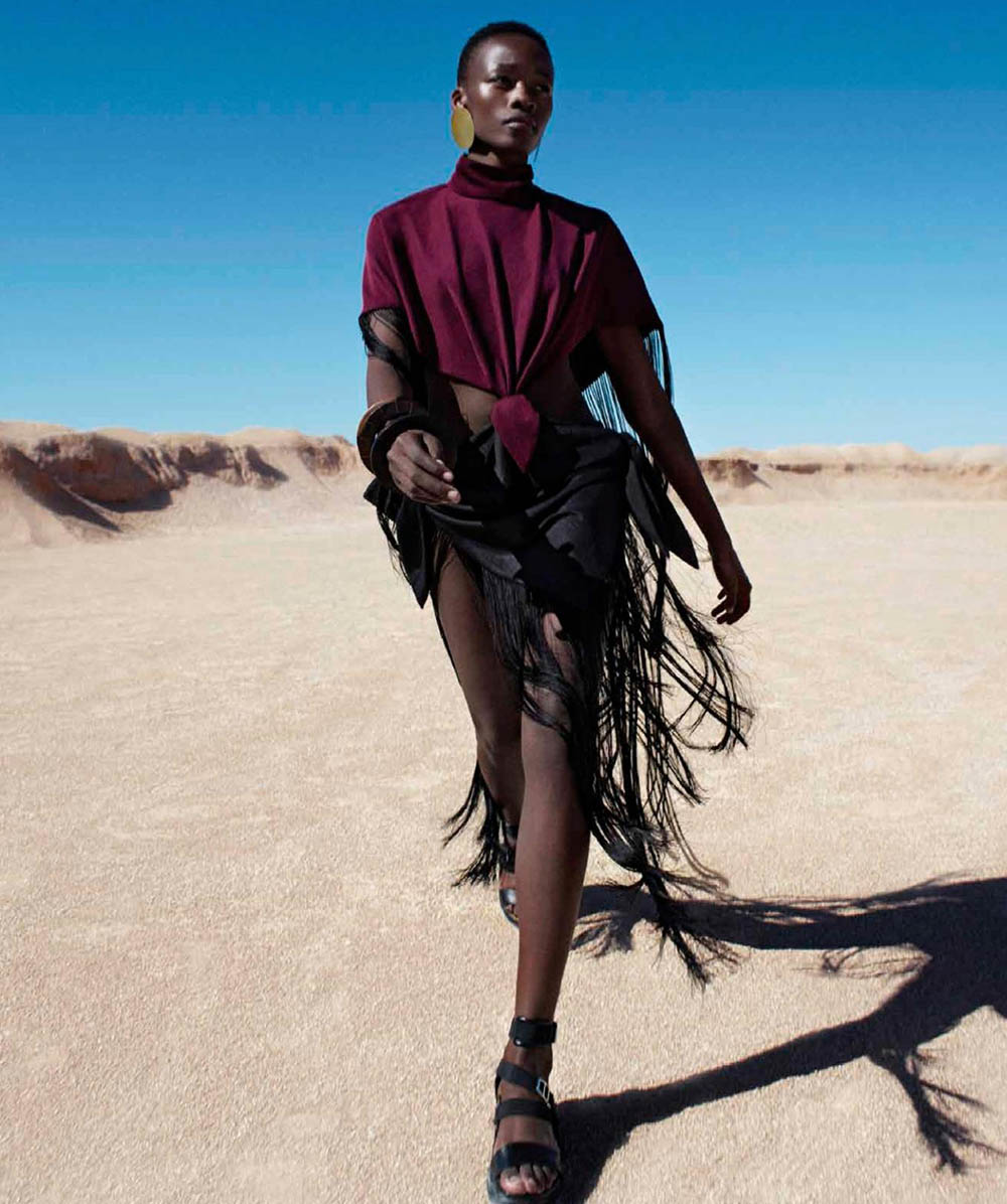 Michele Opiyo by Javier López for Harper’s Bazaar Mexico & Latin America August 2019