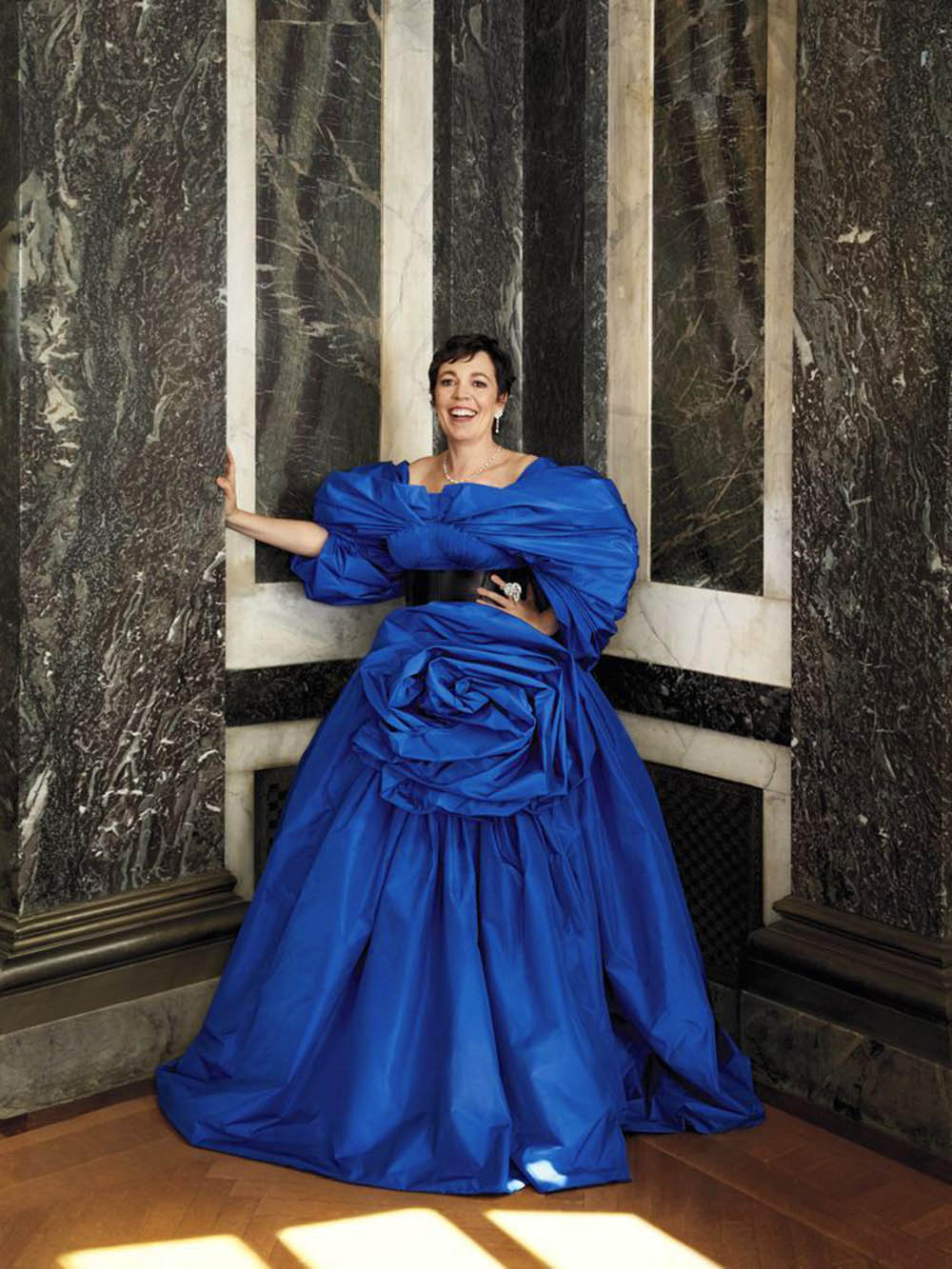 Olivia Colman covers Harper’s Bazaar UK November 2019 by Alexi Lubomirski