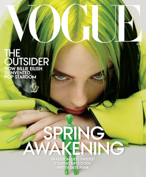 Billie Eilish covers Vogue US March 2020 - fashionotography