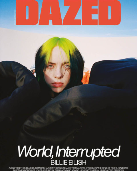 Billie Eilish covers Dazed Magazine Spring Summer 2020 by Harmony Korine