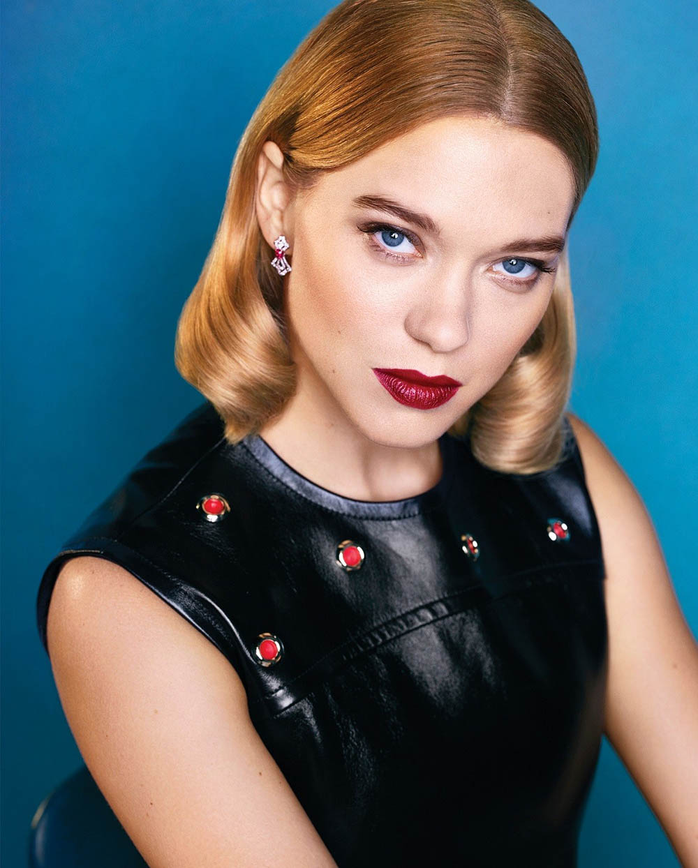 Léa Seydoux covers Town & Country April 2020 by Max Vadukul