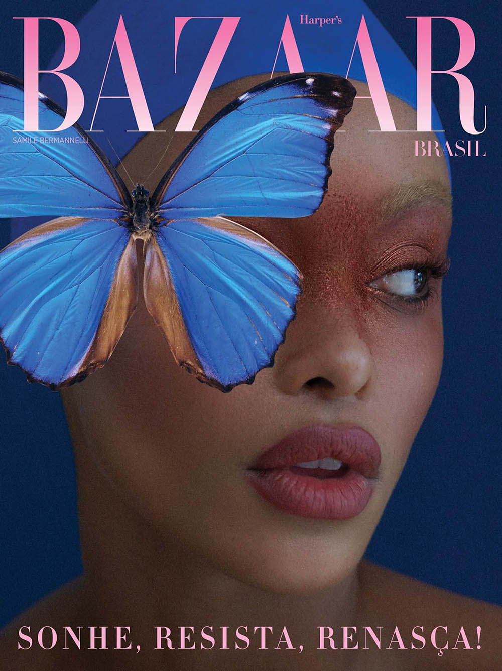 Samile Bermannelli covers Harper’s Bazaar Brazil April 2020 by Alex Cayley