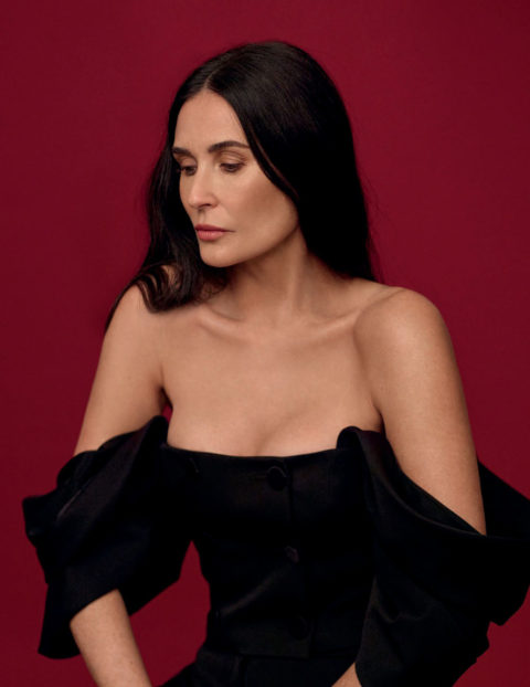 Demi Moore by Thomas Whiteside for Vogue Spain May 2020 - fashionotography