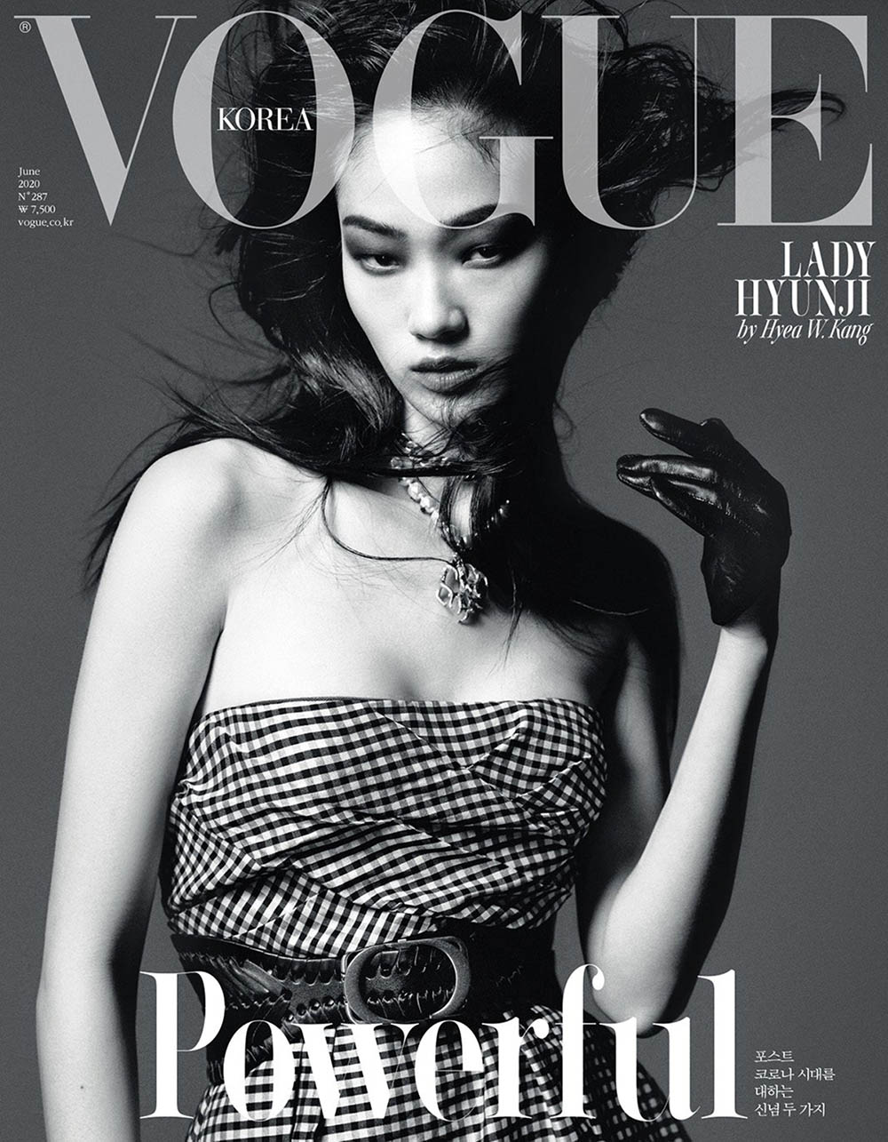Hyunji Shin covers Vogue Korea June 2020 by Hyea W. Kang - fashionotography