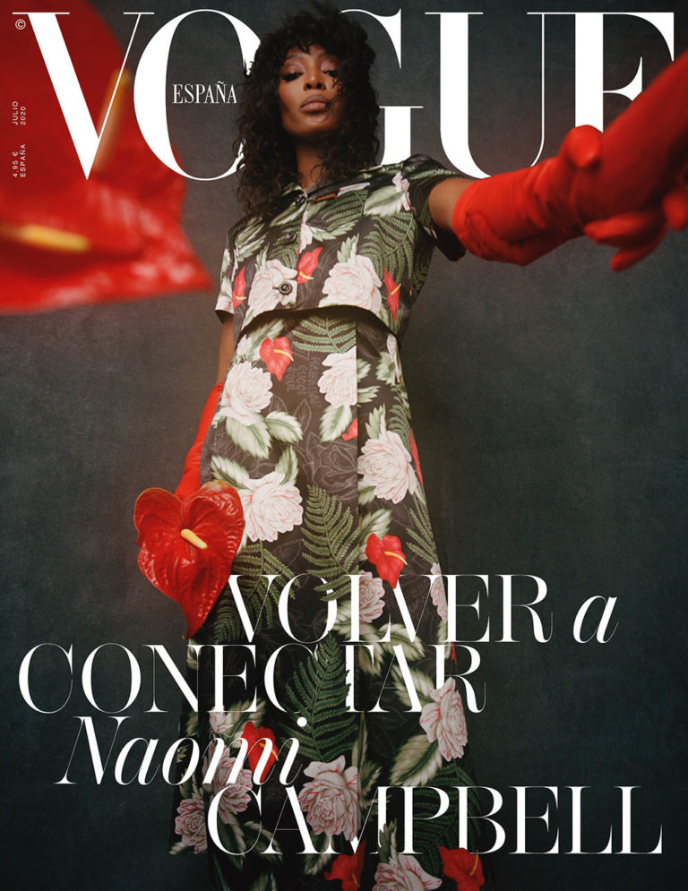 Naomi Campbell covers Vogue Spain July 2020 by Nadine Ijewere