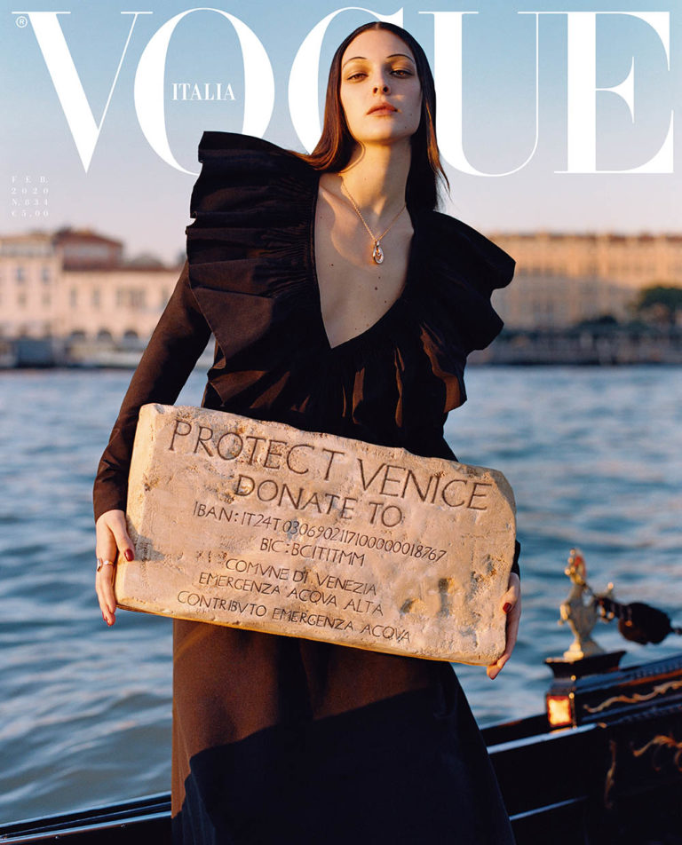 Vittoria Ceretti Covers Vogue Italia February 2020 By Oliver Hadlee Pearch Fashionotography