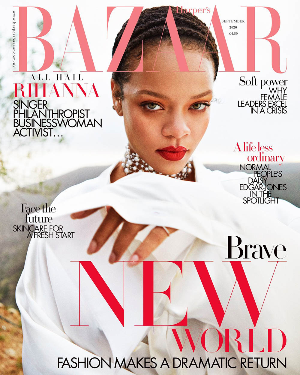 Rihanna covers Harper’s Bazaar US & UK September 2020 by Gray Sorrenti ...