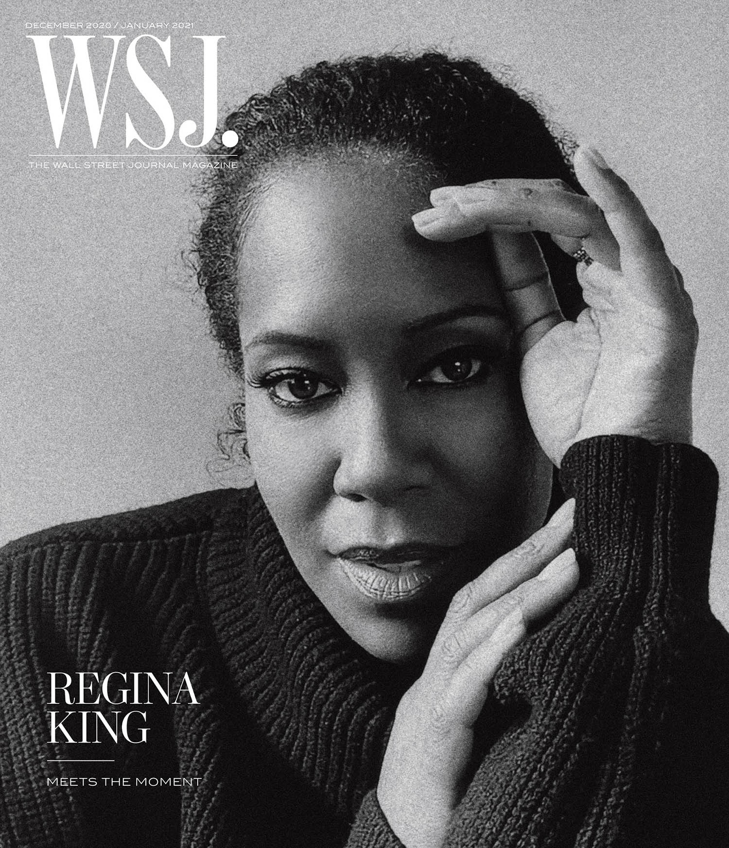 Regina King covers WSJ. Magazine December 2020 January 2021 by Alexandra Leese