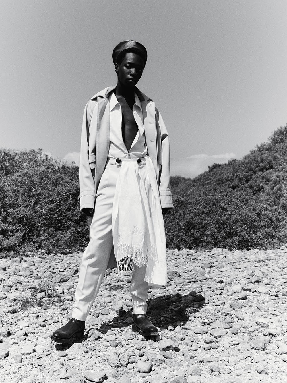 Sekhou Dramé by Amit Israeli for AnOther Magazine Autumn Winter 2020