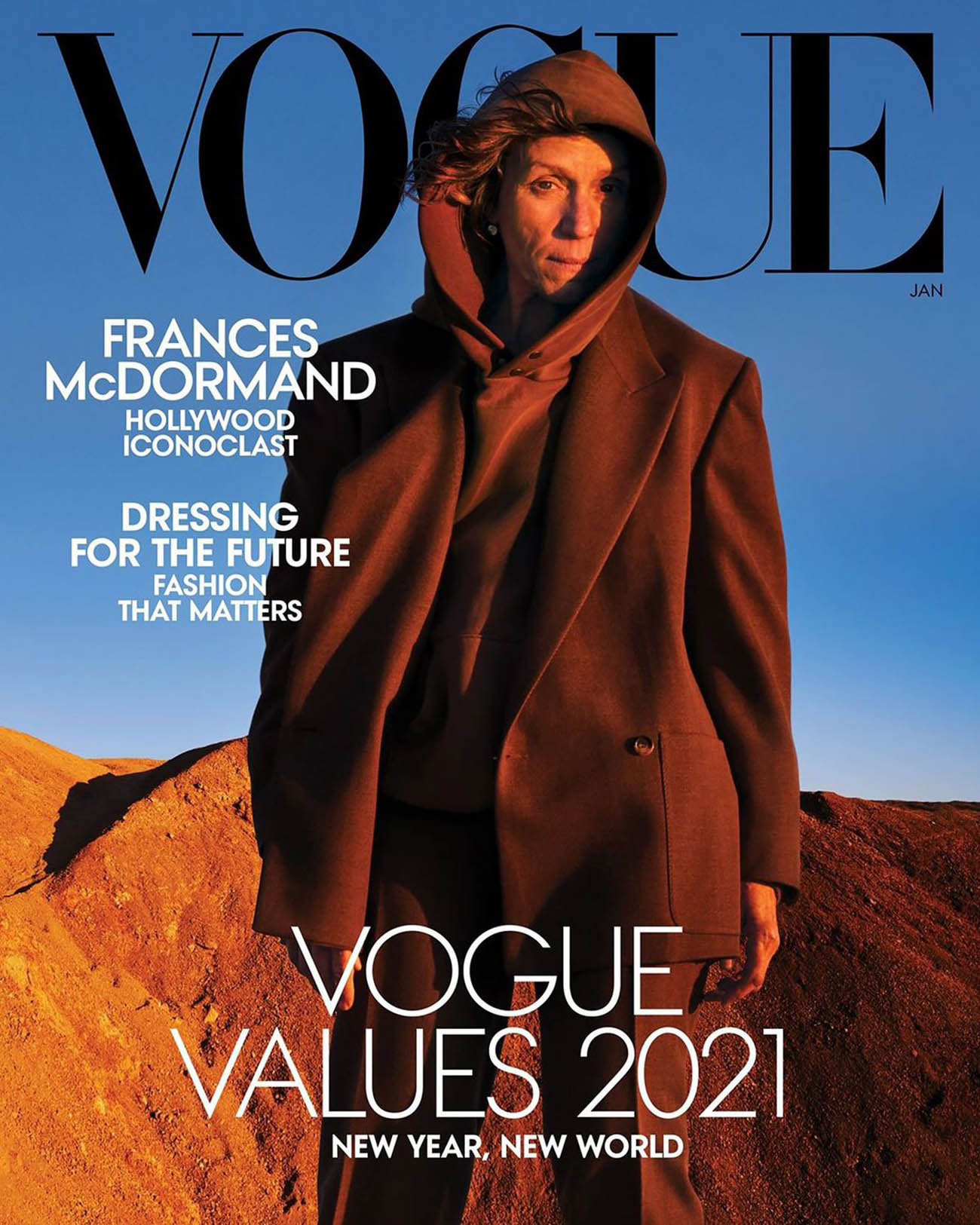 Vogue US January 2021 covers by Annie Leibovitz fashionotography