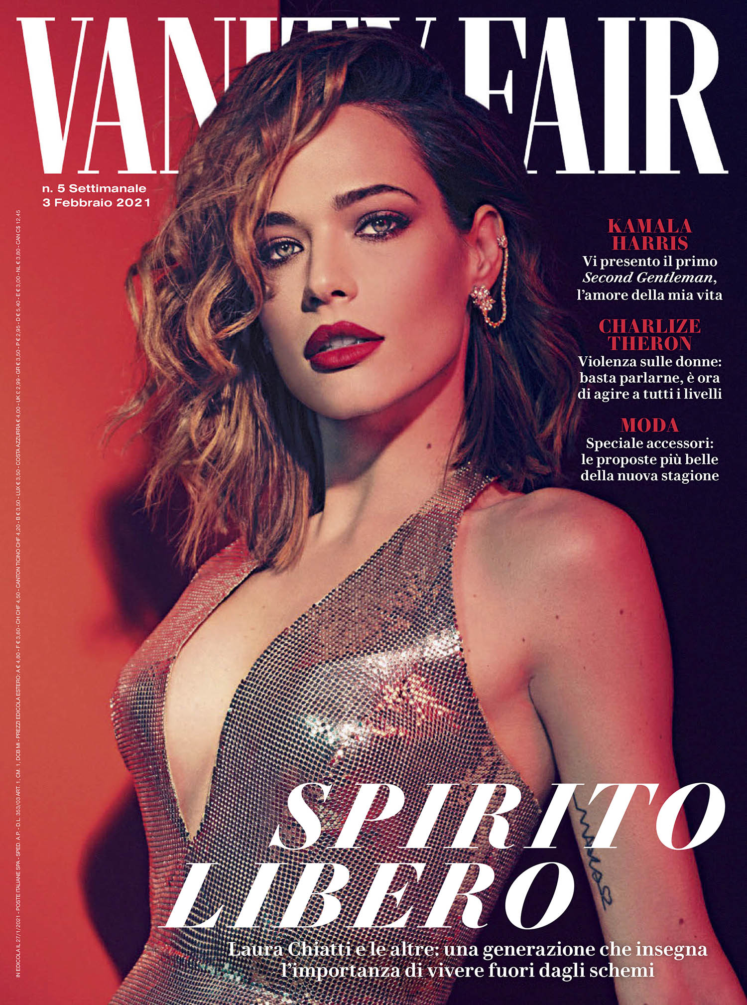 Laura Chiatti covers Vanity Fair Italia February 3rd, 2021 by