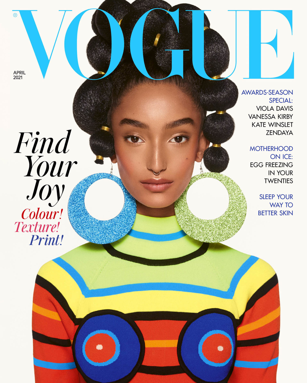 British Vogue April 2021 covers by Steven Meisel fashionotography