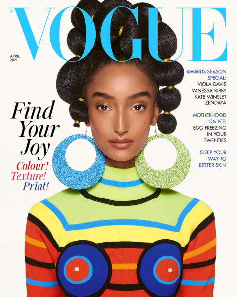 British Vogue April 2021 covers by Steven Meisel - fashionotography