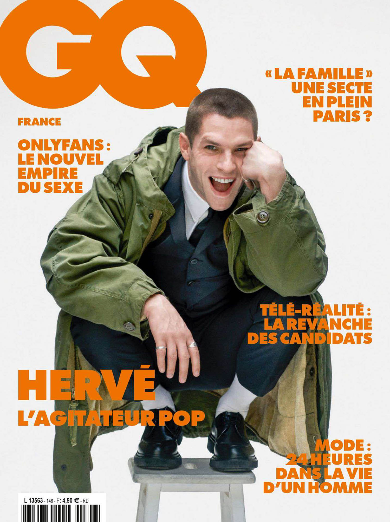 Hervé covers GQ France April 2021 by Alex Majoli
