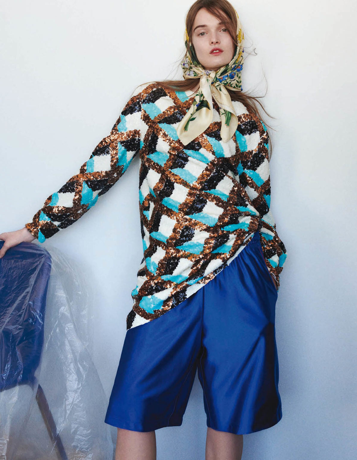 Lulu Tenney by Thomas Slack for Vogue China April 2021 - fashionotography