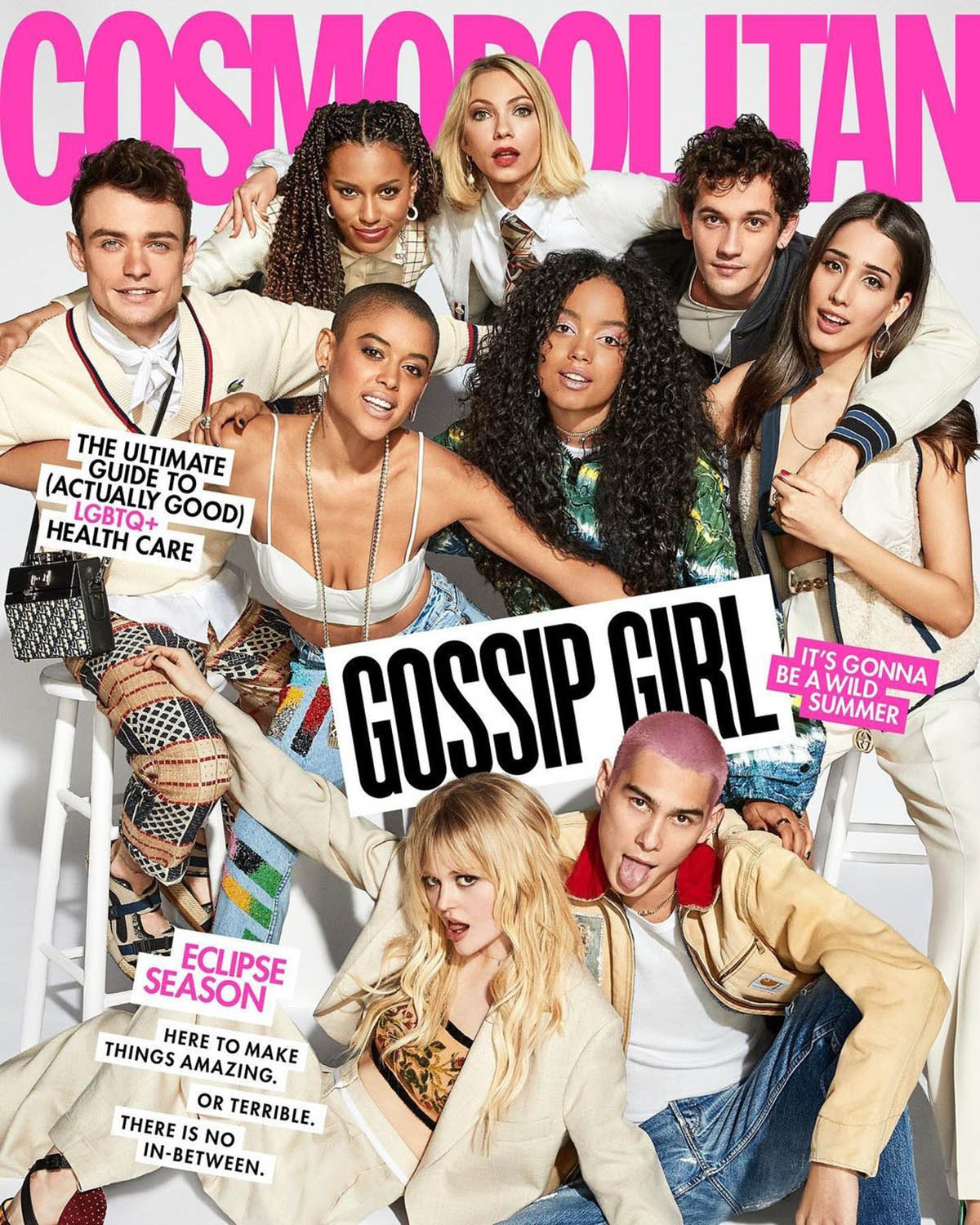 ''Gossip Girl'' reboot cast covers Cosmopolitan US May/June 2021 by Ben