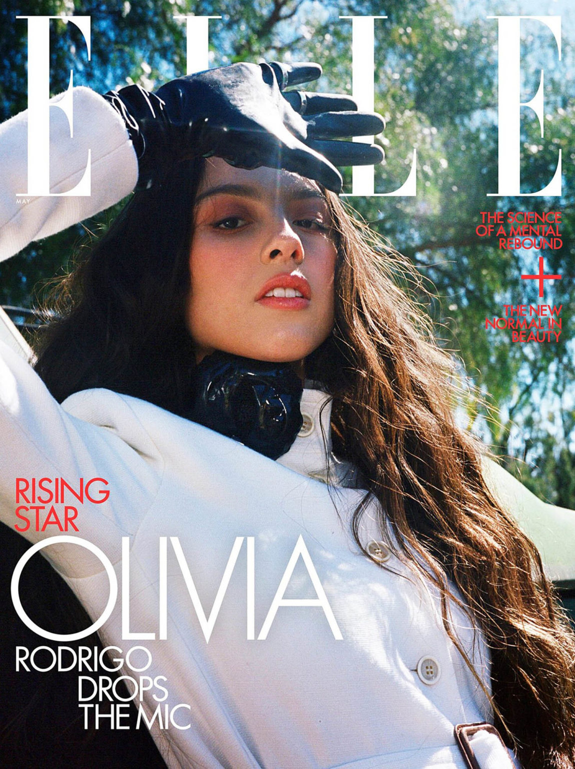 Olivia Rodrigo covers Elle US May 2021 by Petra Collins - fashionotography