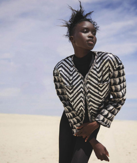 Achenrin Madit by Drew Jarrett for Vogue Australia October 2021 ...