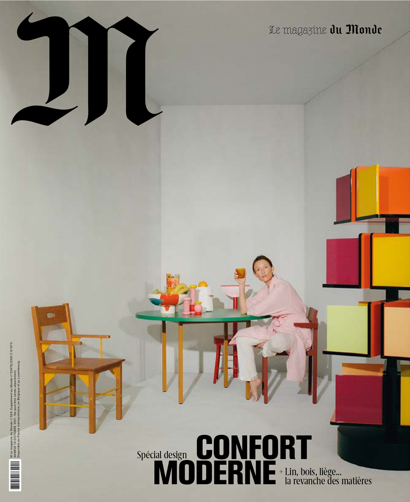 Audrey Marnay covers M Le magazine du Monde October 16th, 2021 by Julien T. Hamon