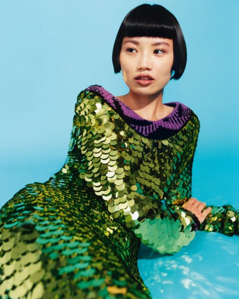 Peipei Tang in Alberta Ferretti on How To Spend It December 18th, 2021 ...