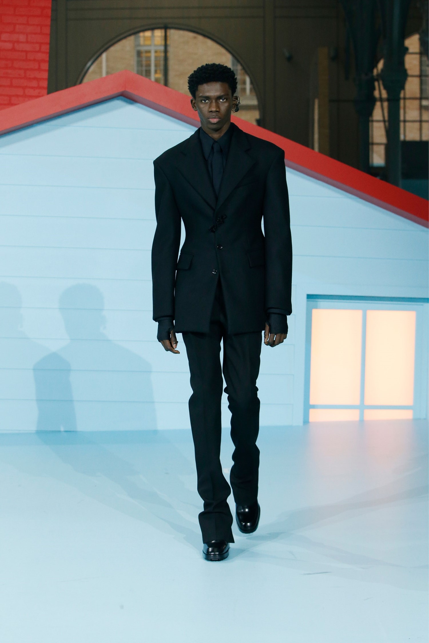 J. Balvin attending the Louis Vuitton Menswear Fall/Winter 2020