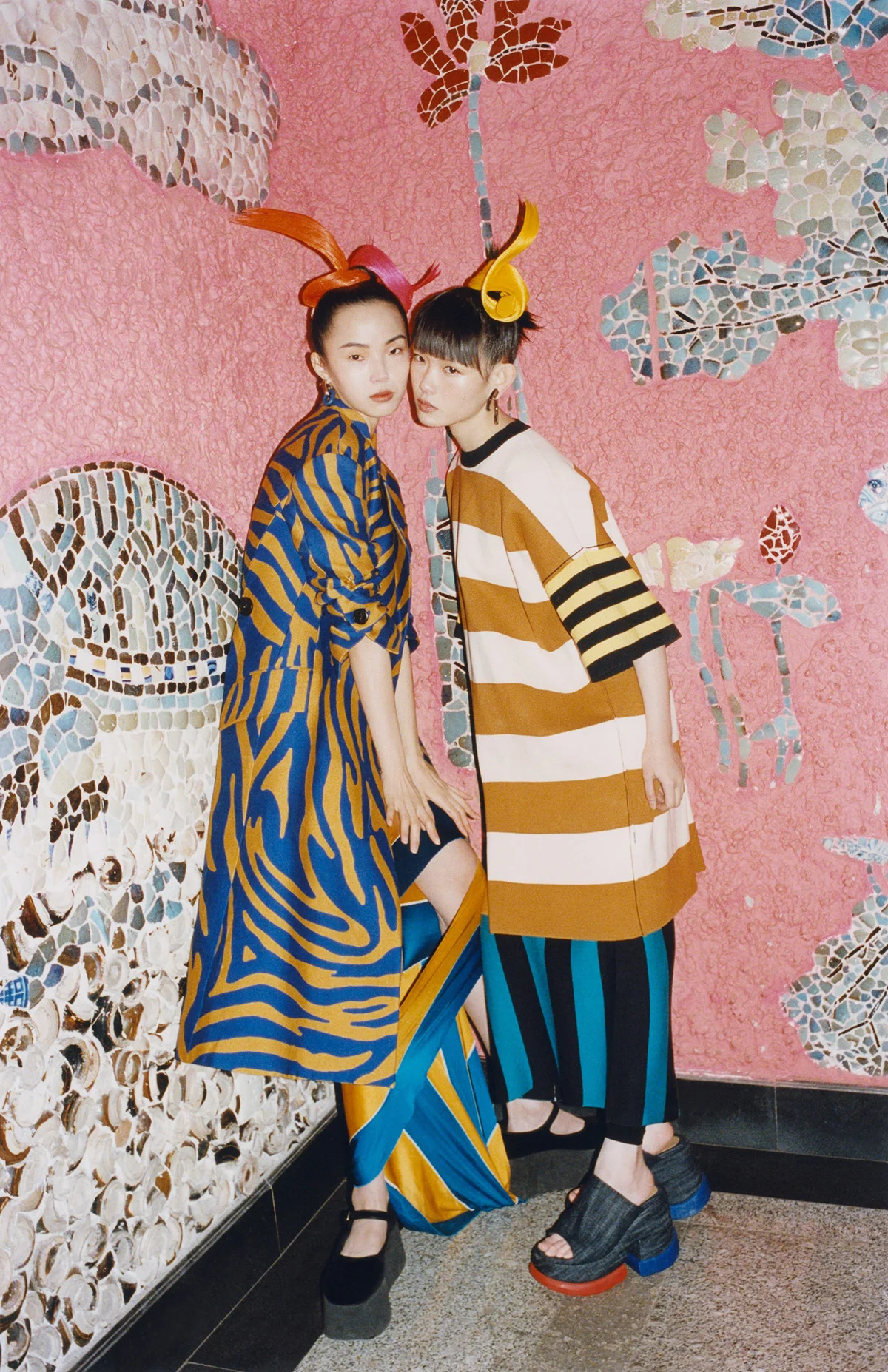 Xiao Wen Ju and Xie Chaoyu by Xiangyu Liu for Vogue Global March 2022 ...