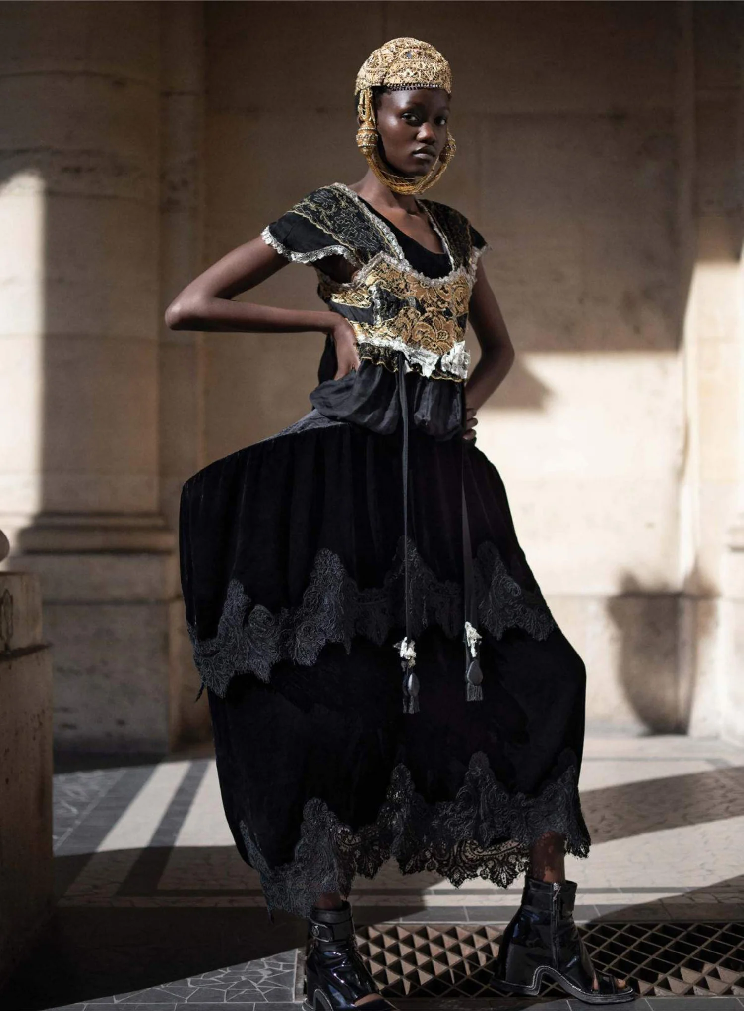 Caren Jepkemei in Louis Vuitton on Vogue Mexico & Latin America May 2022 by  Santiago Sierra Soler - fashionotography