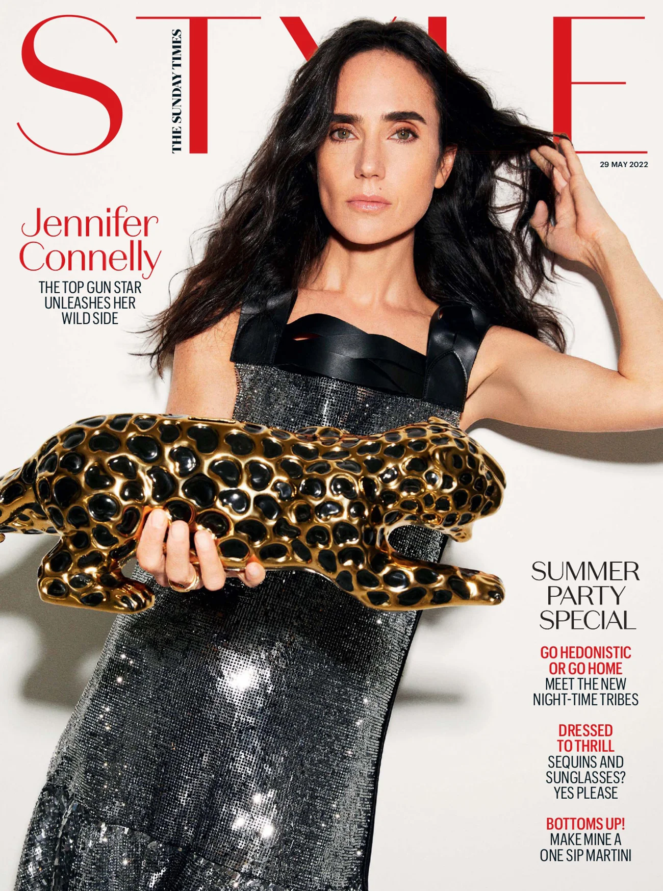 Jennifer Connelly covers The Sunday Times Style May 29th, 2022 by Carin  Backoff - fashionotography