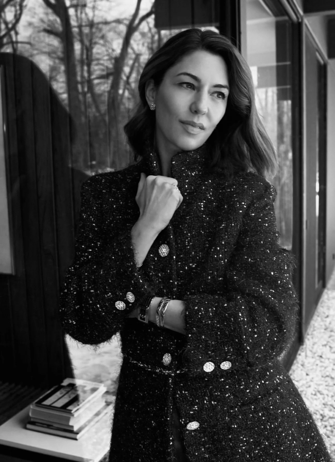 Sofia Coppola in Chanel on British Vogue May 2022 by Craig McDean -  fashionotography