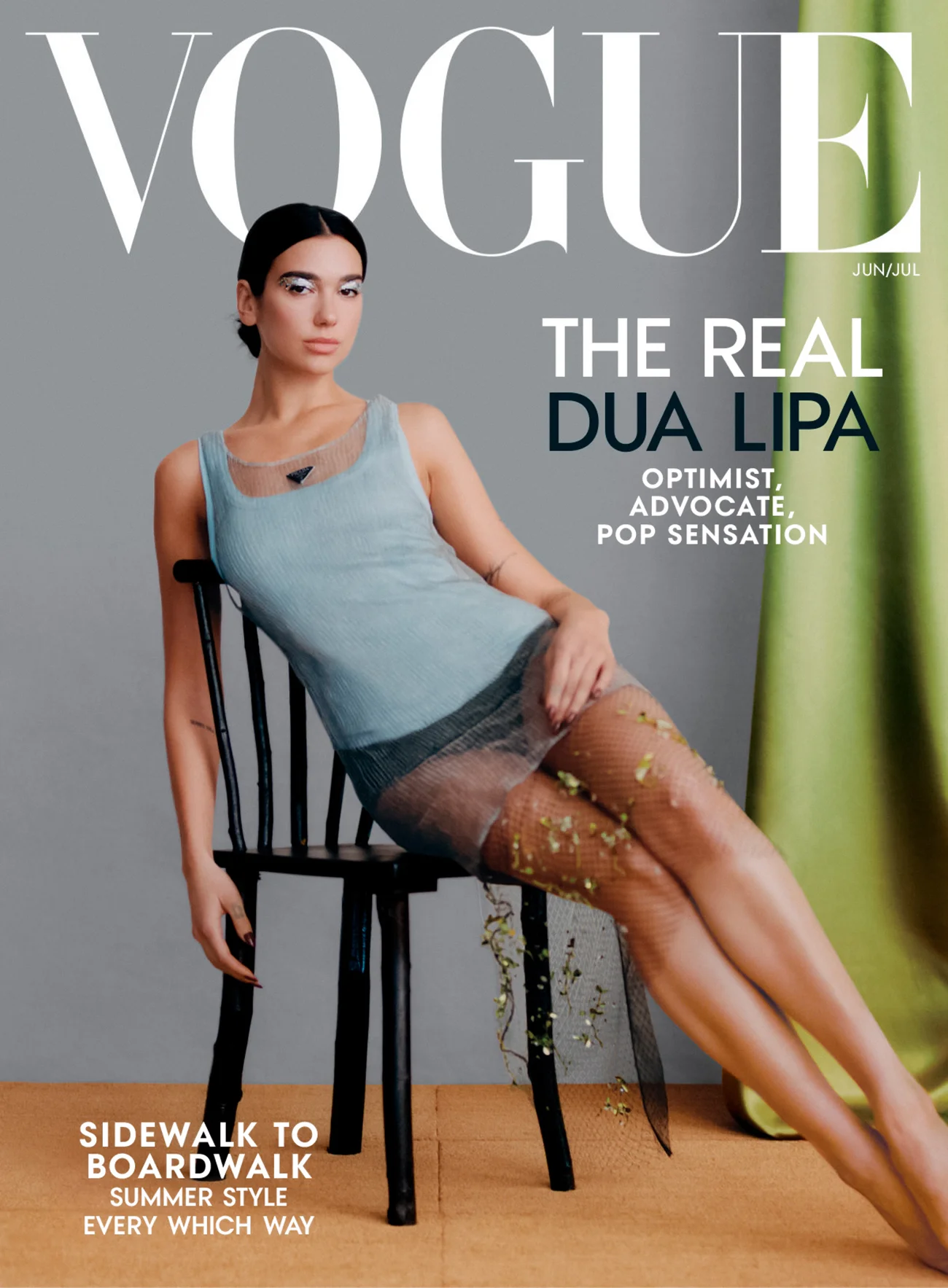 Dua Lipa covers Vogue US June/July 2022 by Tyler Mitchell - fashionotography