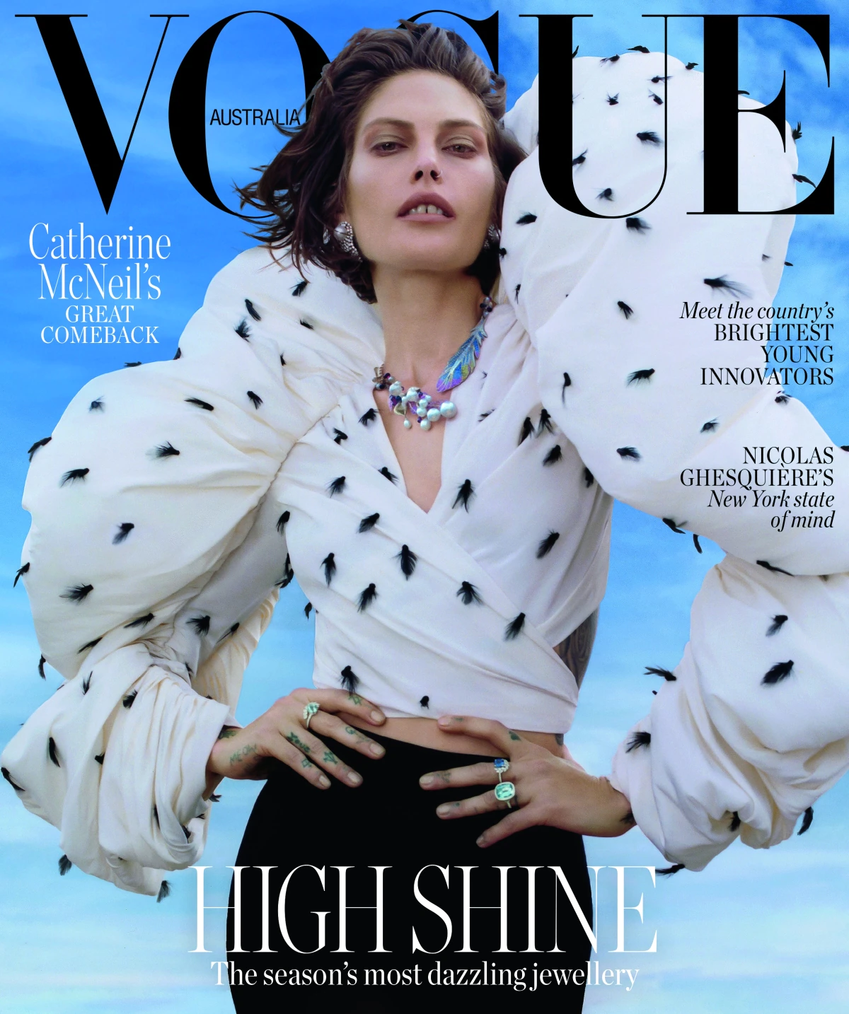 Catherine McNeil covers Vogue Australia November 2022 by Jake Terrey ...