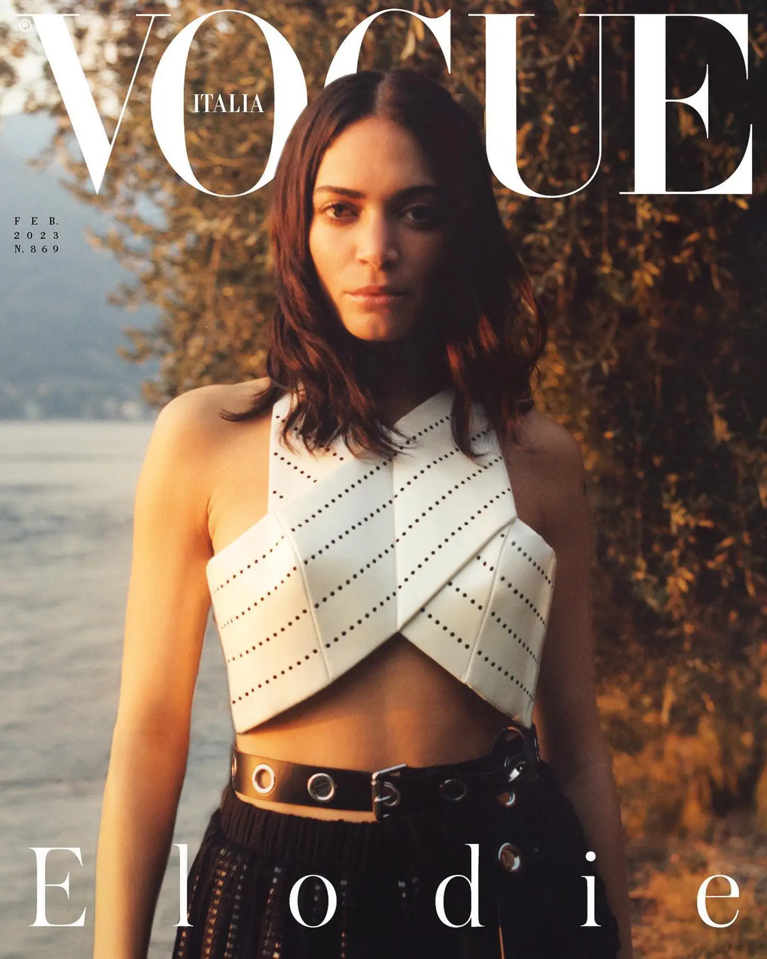 Elodie covers Vogue Italia February 2023 by Giovanni Corabi ...