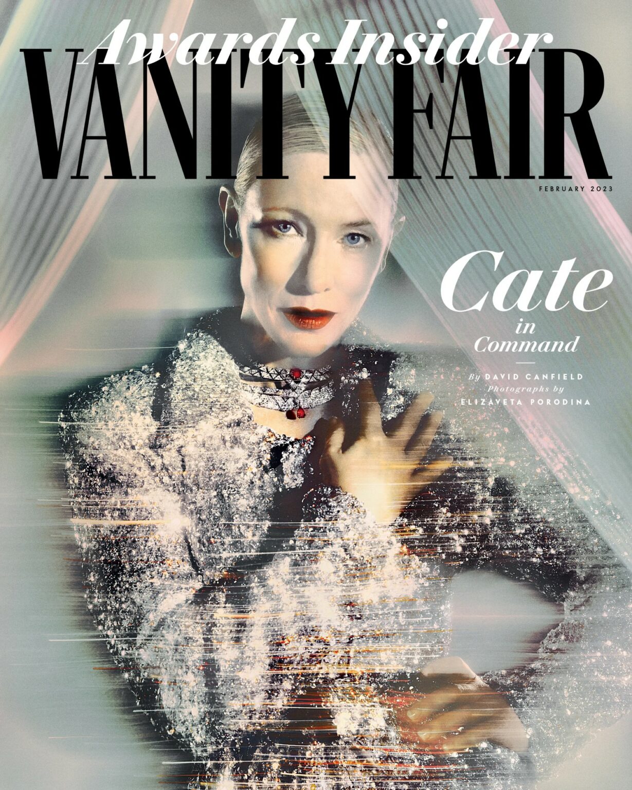 Cate Blanchett covers Vanity Fair February 2023 by Elizaveta Porodina