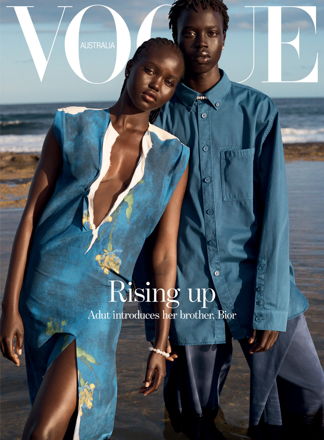 Adut Akech and Bior Akech cover Vogue Australia April 2023 by Josh ...