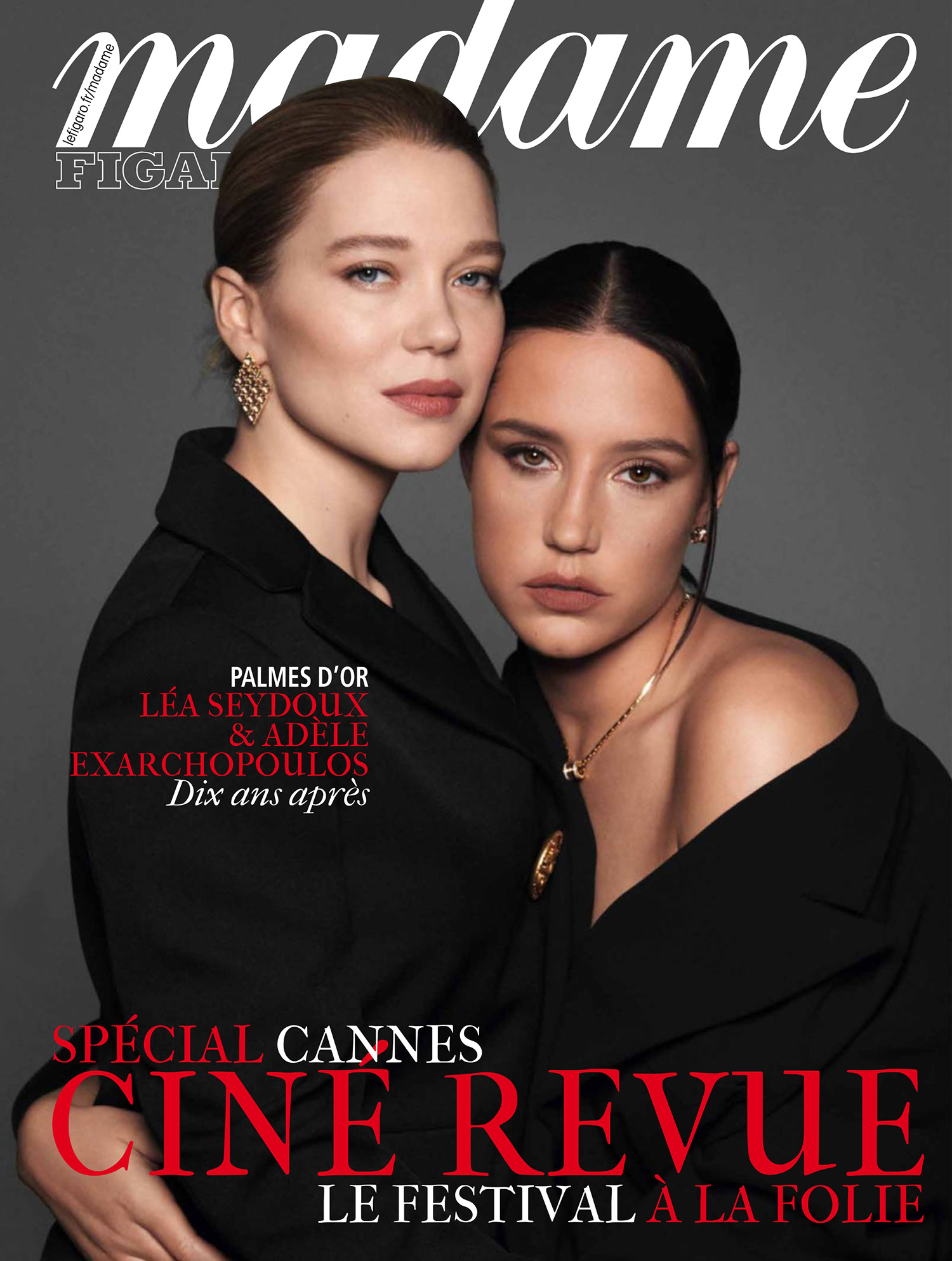 Léa Seydoux and Adèle Exarchopoulos cover Madame Figaro May 12th, 2023 by  Tom Munro - fashionotography
