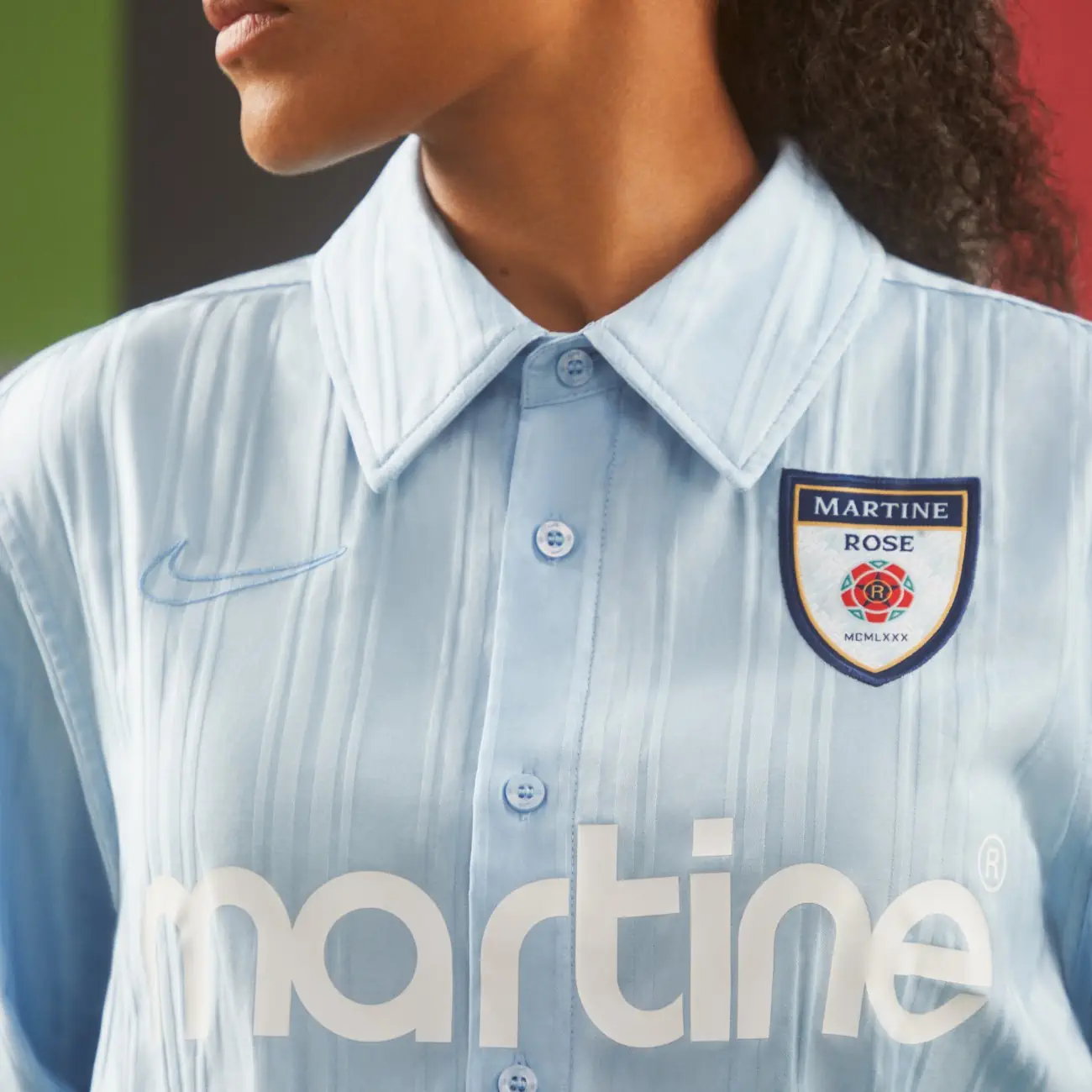 The Nike x Martine Rose collection fuses tailoring and football for women