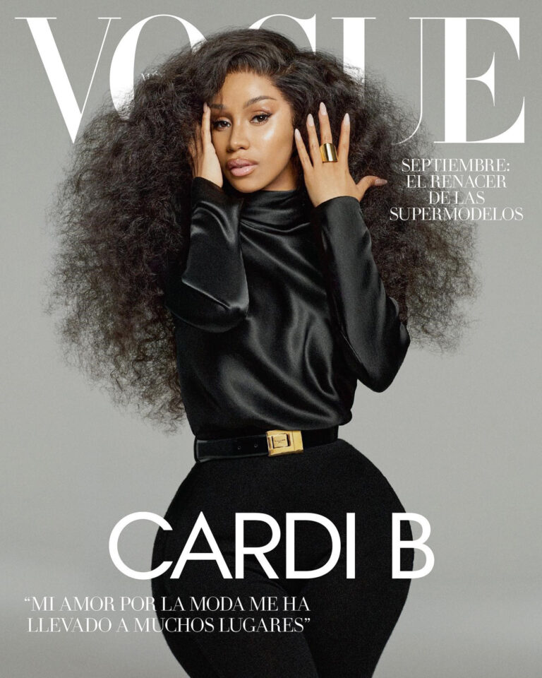 Cardi B Covers Vogue Mexico & Latin America September 2023 By Alique ...