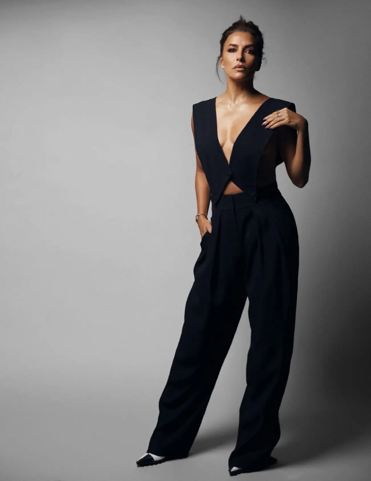 Eva Longoria covers Harper’s Bazaar Spain December 2023 by Jenny Gage + Tom Betterton