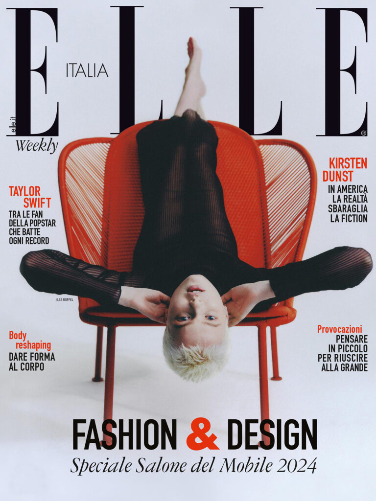 Ilse Roffel in Alaïa on Elle Italia April 16th, 2024 cover by ...