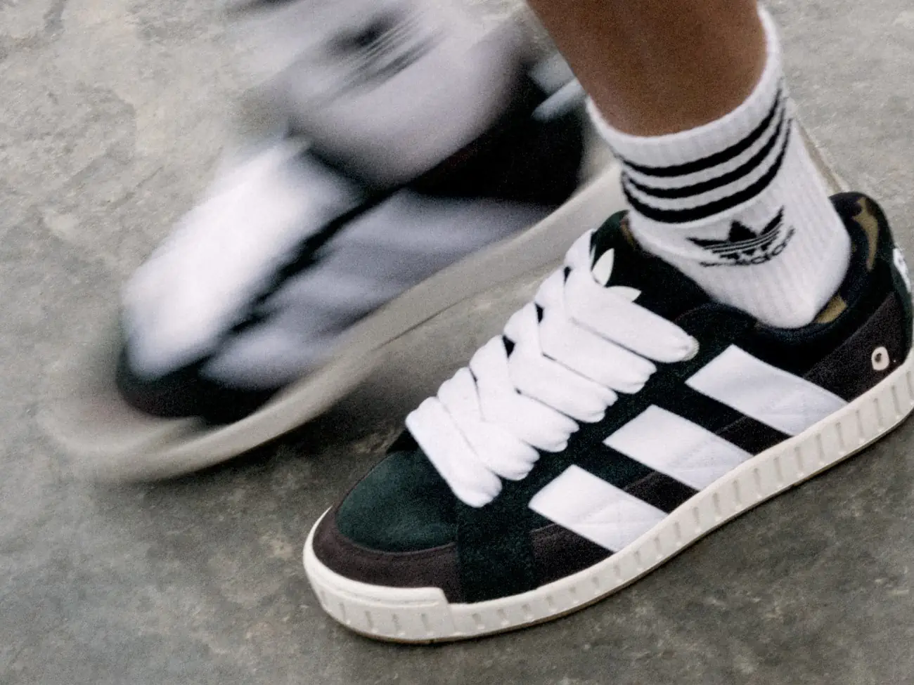 adidas Originals and BAPE® present the new collaboration: N BAPE® sneaker