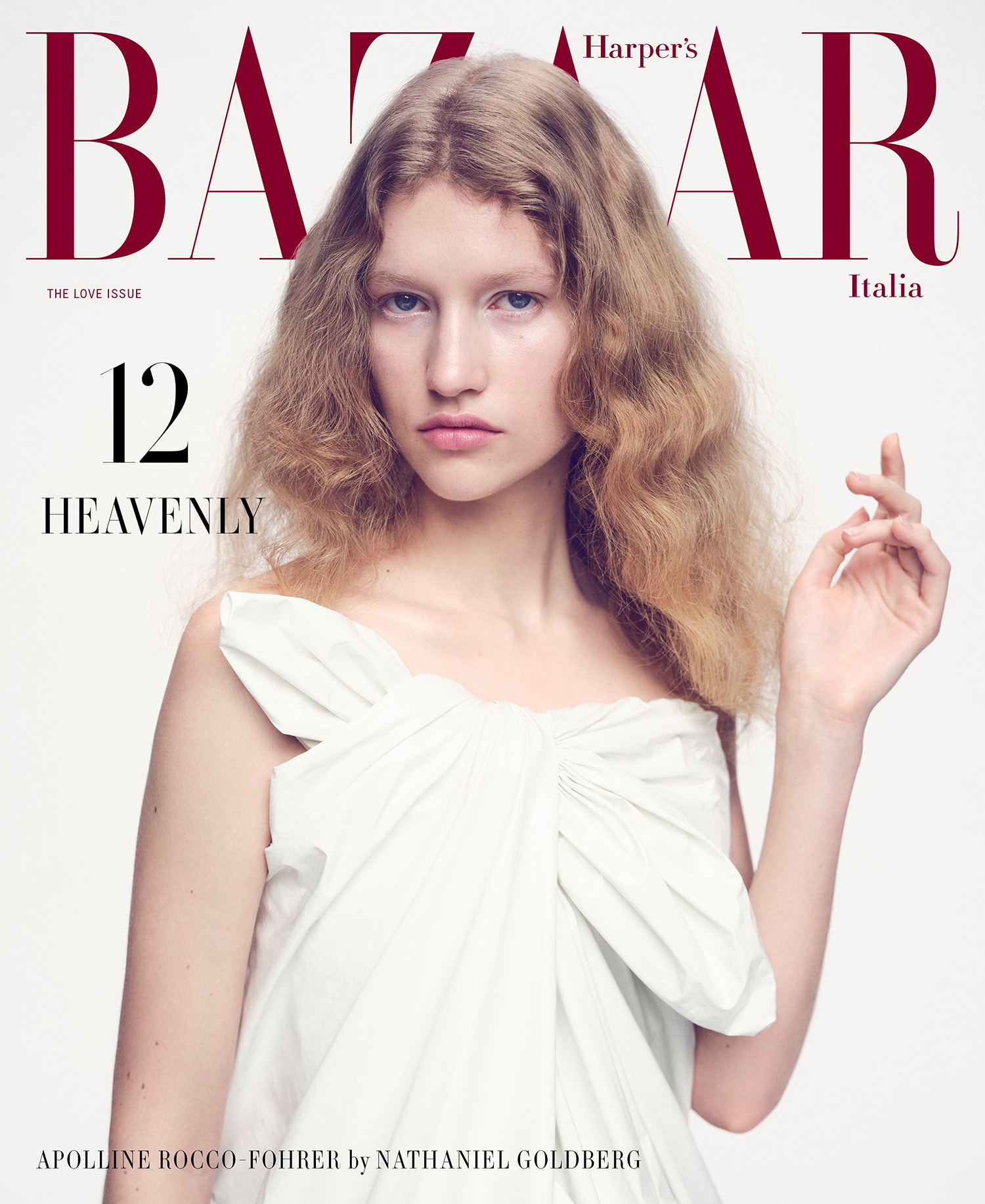 Apolline Rocco-Fohrer covers Harper’s Bazaar Italia May 2024 by Nathaniel Goldberg